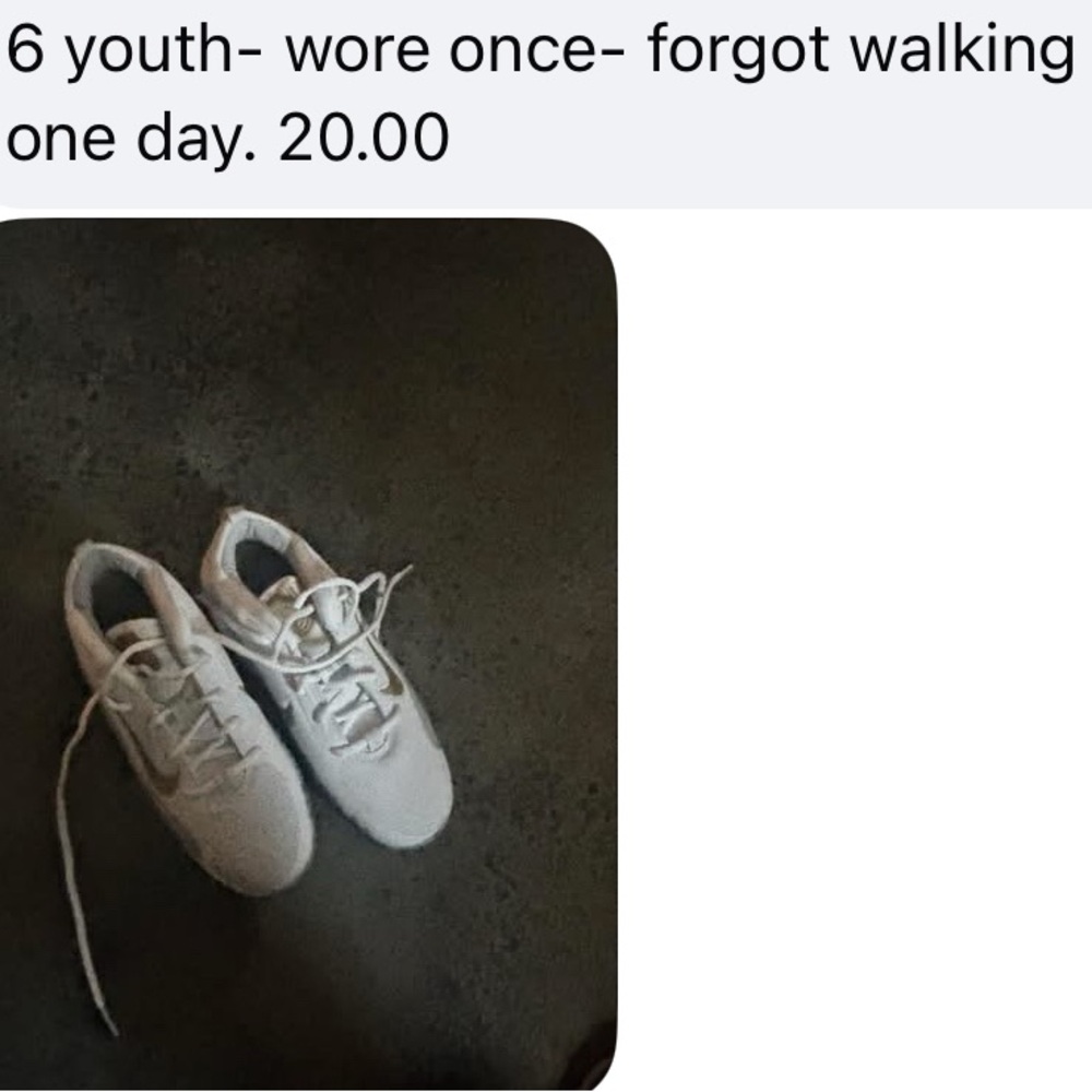 Nike White Sneakers for Everyday Comfort (wore once)